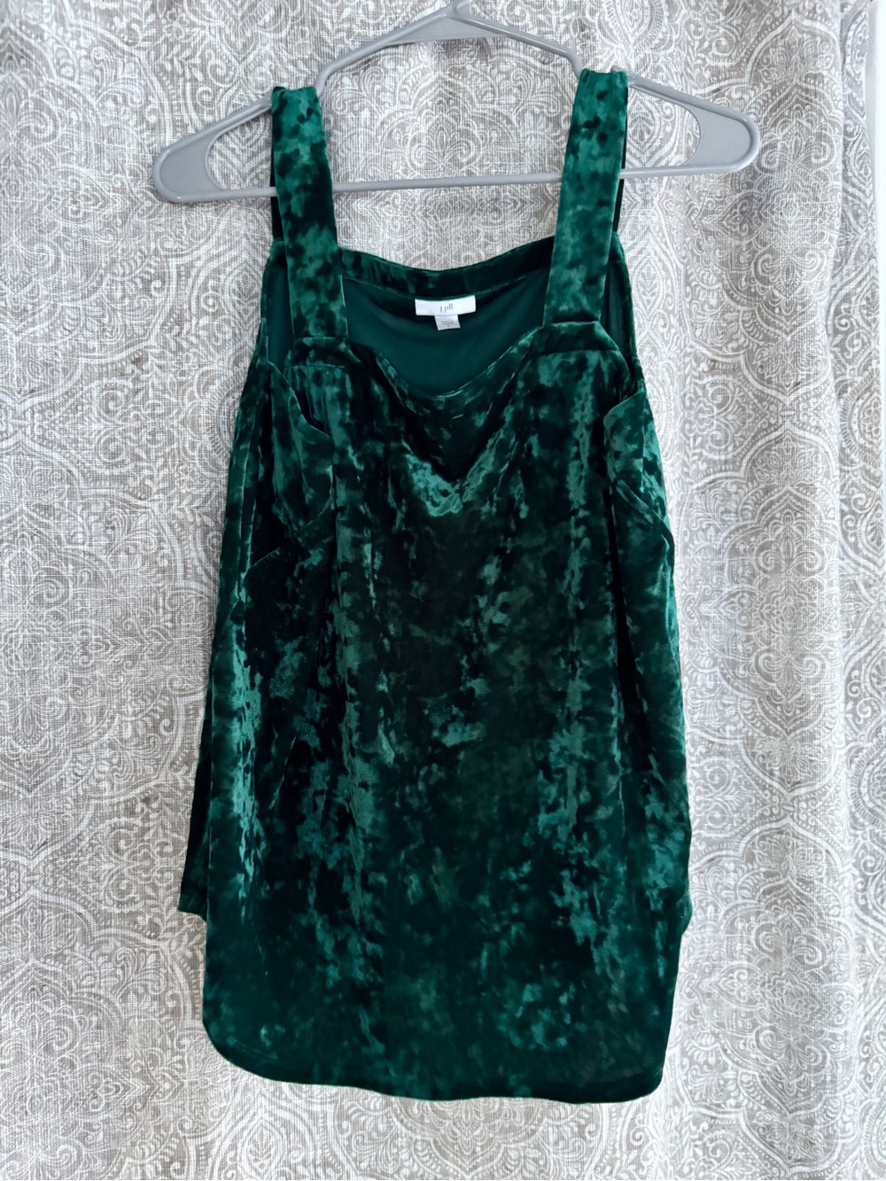 J. Jill Emerald Green Velvet Camisole